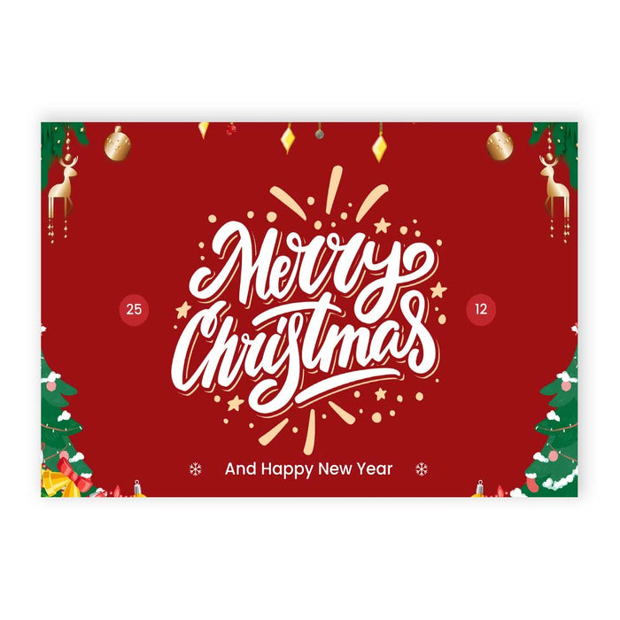 Merry Christmas Red Card 35392 1