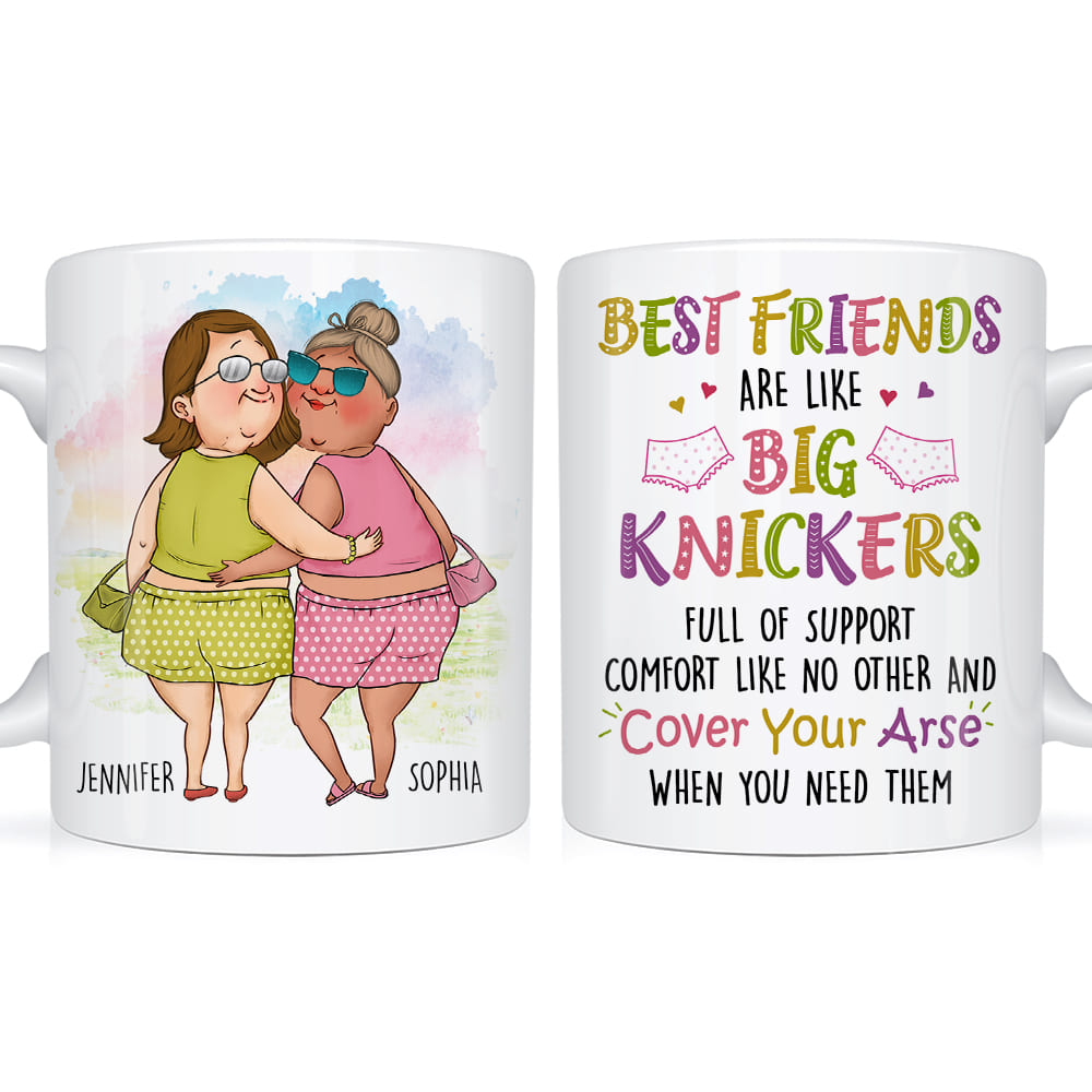 Personalized Gift for Old Friend Big Knickers Mug 32560 Primary Mockup