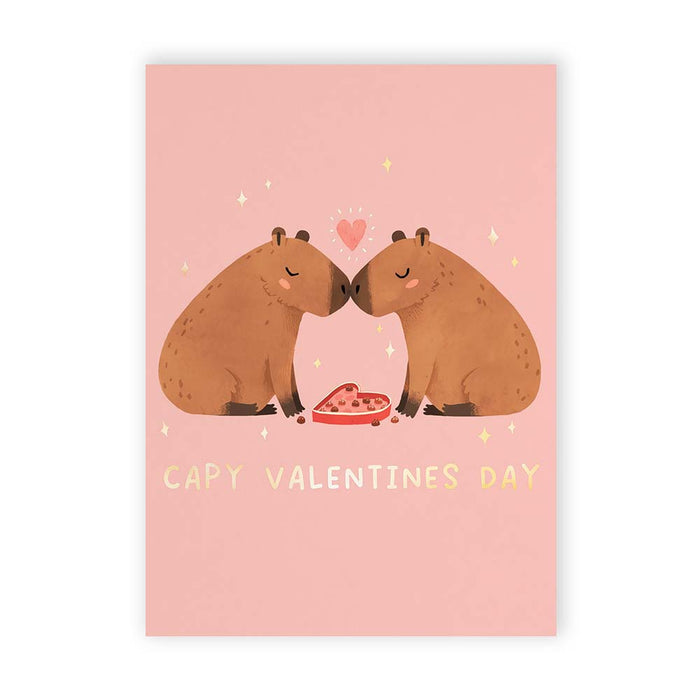 Capy Valentine's Day Card 37592 1