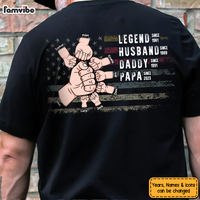 Personalized Legend Husband Daddy Papa Shirt 25590 thumb 1