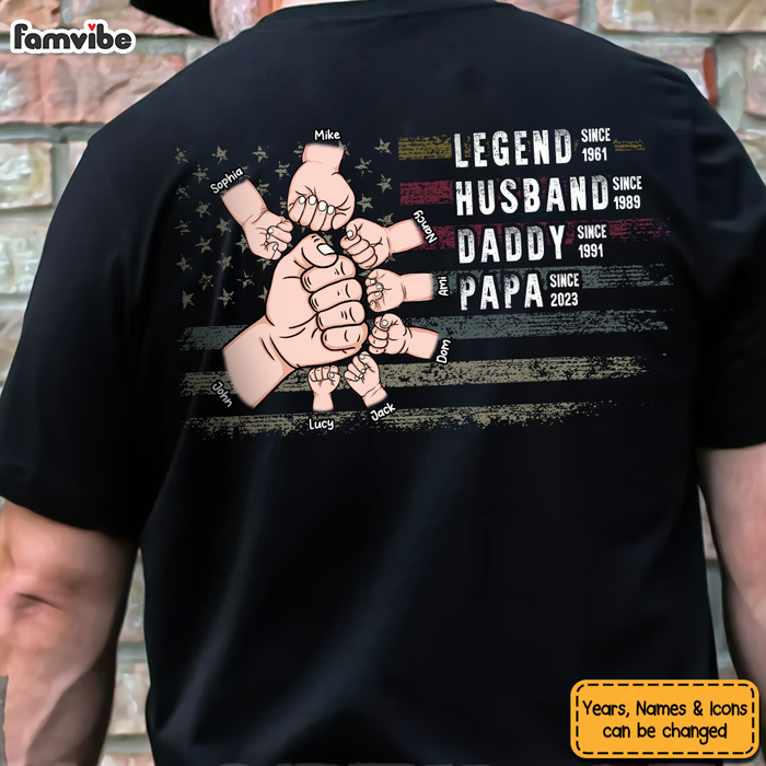 Personalized Legend Husband Daddy Papa Shirt 25590 1