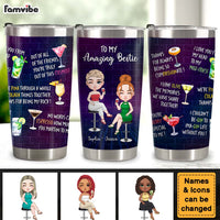 Personalized Gift For Friends Cocktail Bestie Tumbler 35033 thumb 1