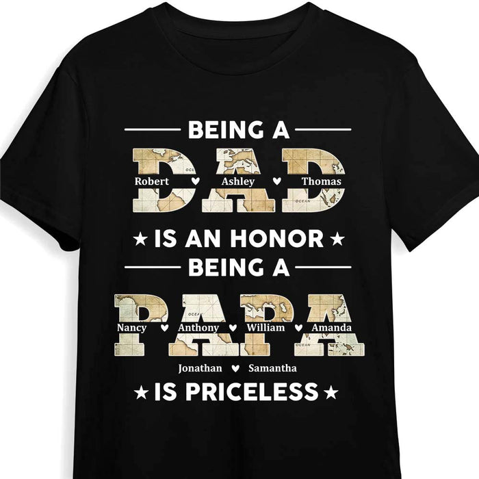 Personalized Gift For Being A Dad An Honor Shirt - Hoodie - Sweatshirt 32964 1