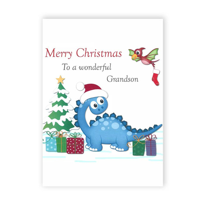 Happy Christmas For Grandson Card 35369 1
