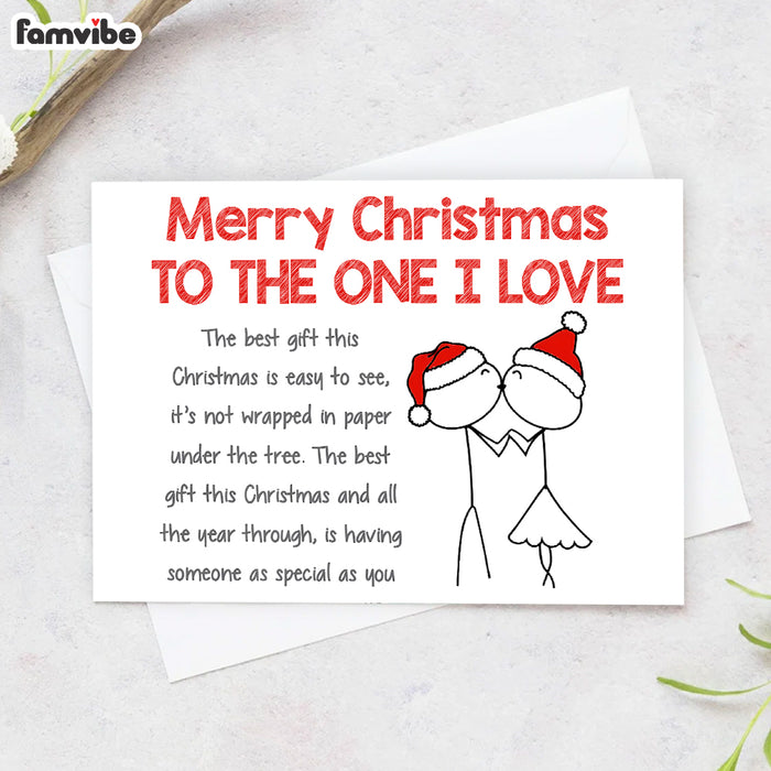 Merry Christmas To The One I Love Card 35372 1