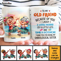 Personalized Gift For Friends My Unbiological Sister Mug 32835 thumb 1