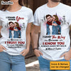 Personalized Gift For Couple I Lead The Way I Stand Behind You Couple T Shirt 32834 1