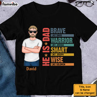 Personalized Gift For Dad He Is Brave Shirt - Hoodie - Sweatshirt 32877 thumb 1