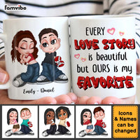 Personalized Gift For Couple Our Love Story Is My Favorite Mug 34938 thumb 1