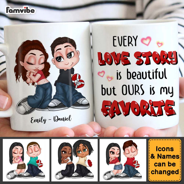 Personalized Gift For Couple Our Love Story Is My Favorite Mug 34938 1