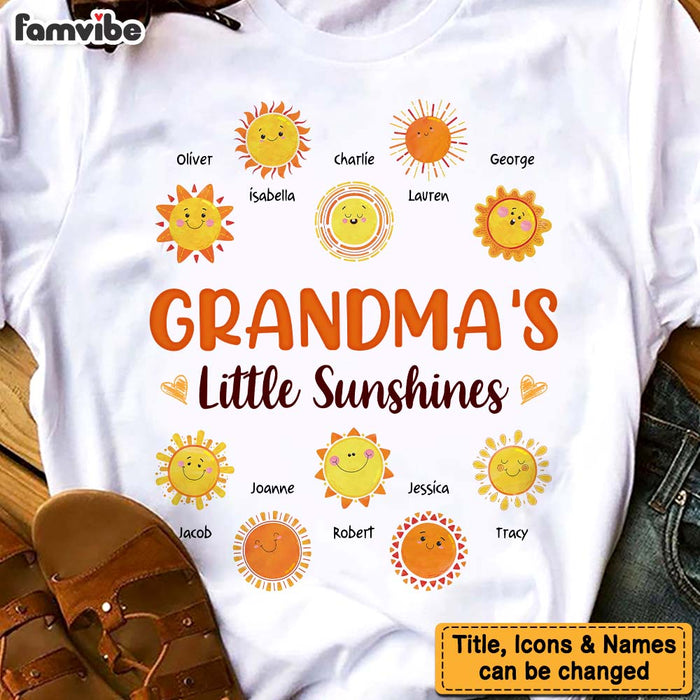 Personalized Gift Grandma's Little Sunshines Shirt - Hoodie - Sweatshirt 34442 1