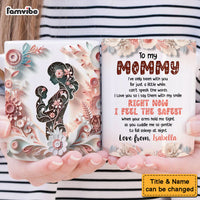 Personalized Gift For First Mother's Day Floral Silhouette Mug 32814 thumb 1