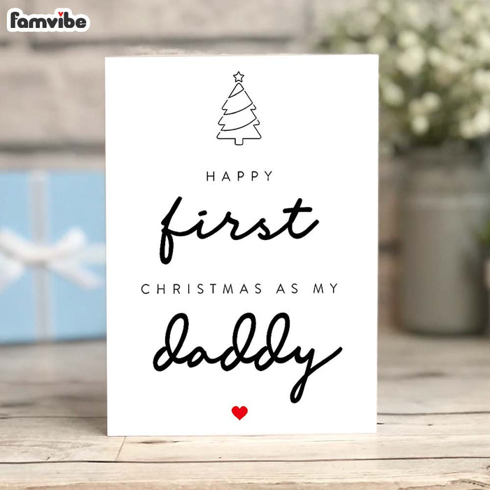 Frist Christmas As Daddy Card 35370 1