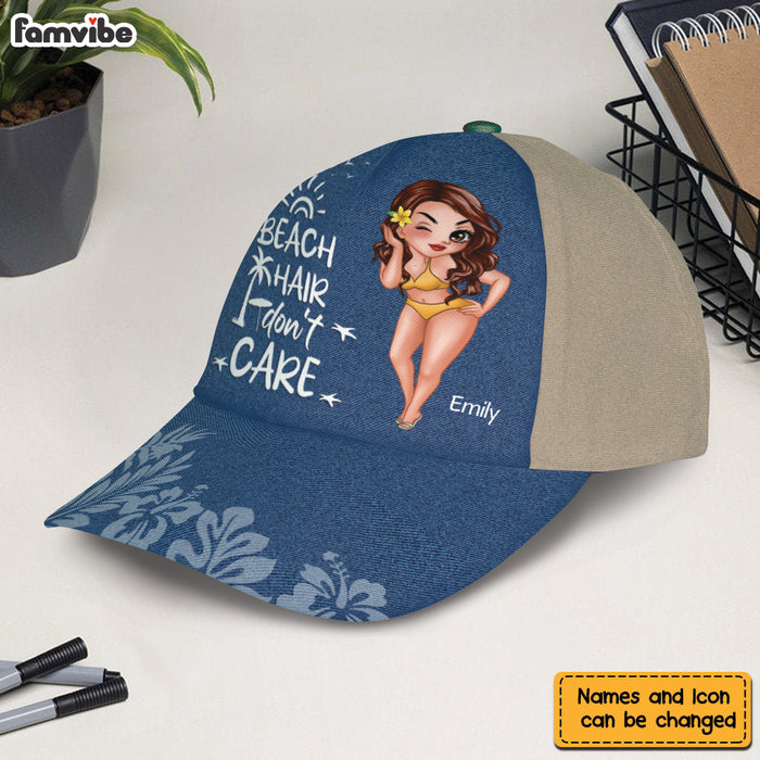 Personalized Gift For Beach Lovers Beach Hair Don't Care Cap 33843 1