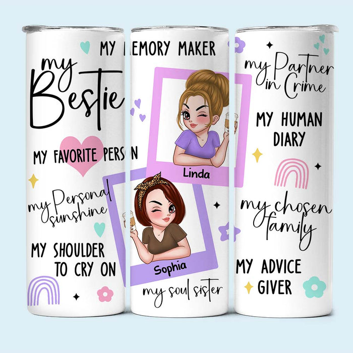 Personalized Gift For Friends You Are Mine Skinny Tumbler 34888 1