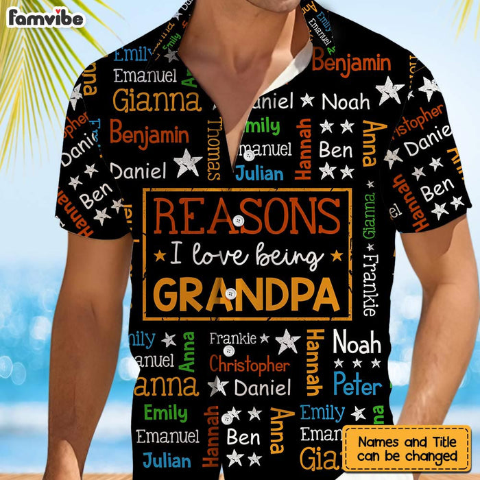 Personalized Gift For Grandpa Word Art Hawaiian Set 33670 1