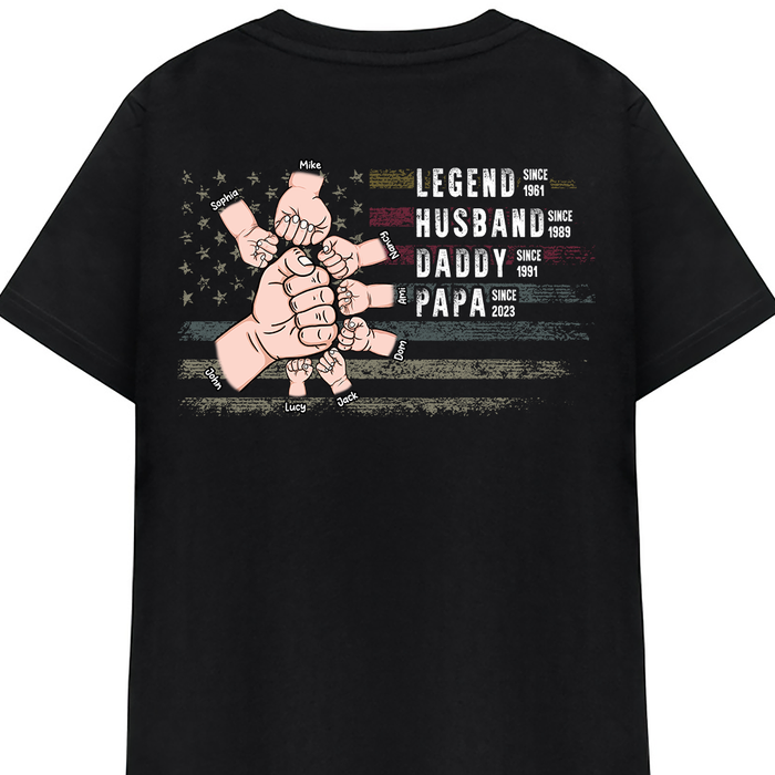 Personalized Legend Husband Daddy Papa Shirt 25590 1