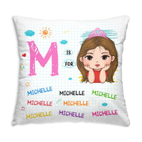 Personalized Gift For Grandson Custom Name Drawing Letter Pillow 30840 thumb 1