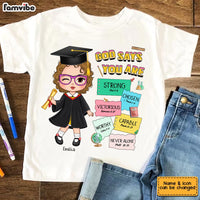 Personalized Graduation God Says I Am Kid T Shirt - Kid Hoodie - Kid Sweatshirt 32602 thumb 1