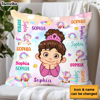 Personalized Gift For Granddaughter Unicorn Custom Name Pillow 30749 thumb 1