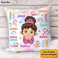 Personalized Gift For Granddaughter Unicorn Custom Name Pillow 30749 thumb 1