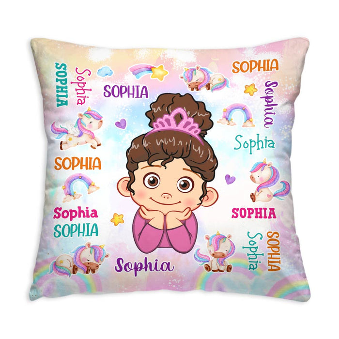 Personalized Gift For Granddaughter Unicorn Custom Name Pillow 30749 1