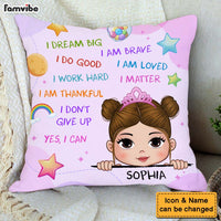 Personalized I Dream Big Granddaughter Pillow 28216 thumb 1