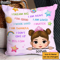 Personalized I Dream Big Granddaughter Pillow 28216 thumb 1