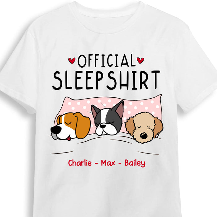 Personalized Official Sleep Dog T Shirt MR111 73O53 1