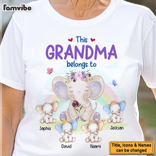 Personalized This Grandma Belongs To Shirt Hoodie Sweatshirt 28685 Primary Mockup