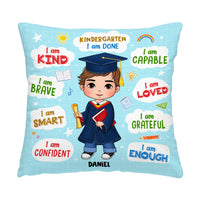 Personalized Gift For Grandkids I Am Done Kindergarten Pillow 32359 thumb 1