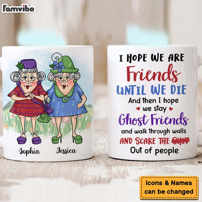 Personalized Gift For Senior Friends Ghost Friends Mug 26332 1