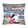 Personalized To Granddaughter From Grandma Hug This Pillow DB32 58O47 1