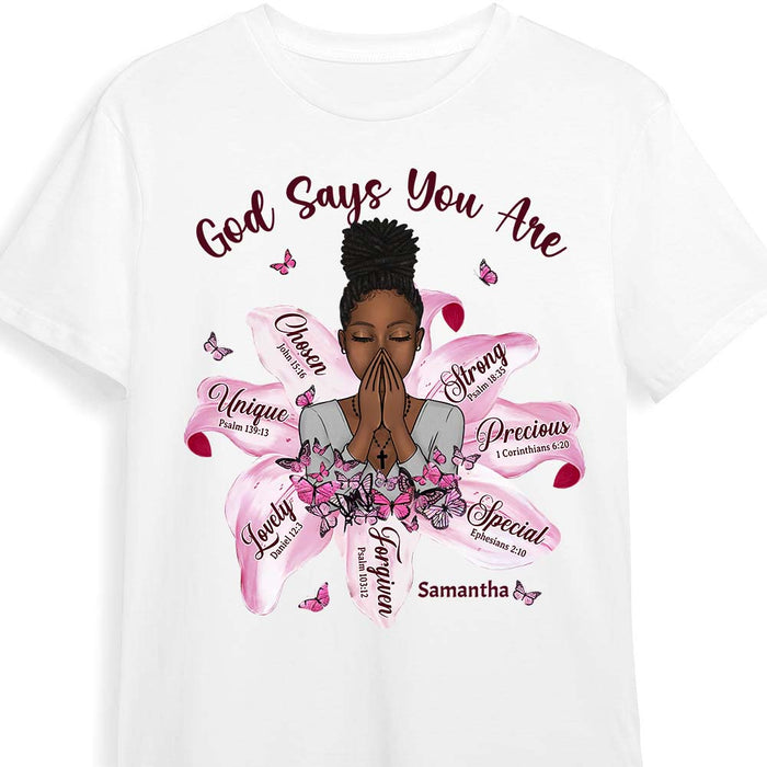 Personalized Gift For Daughter God Says You Are Shirt - Hoodie - Sweatshirt 29357 1