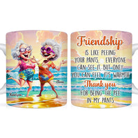 Personalized Gift For Friends Funny Old Ladies Mug 32746 thumb 1