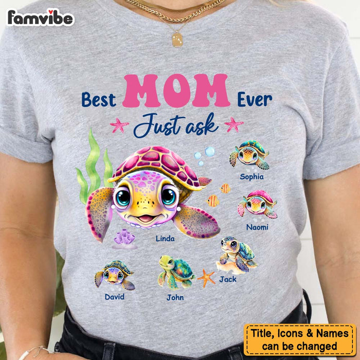 Personalized Gift For Mom B est Mom Ever Just Ask Shirt - Hoodie - Sweatshirt 31925 1