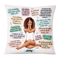 Personalized Christian Affirmations Inspirational Bible Verse Pillow OB181 32O53 thumb 1