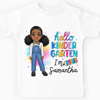 Personalized Back To School Gift For Granddaughter Kid T Shirt 27628