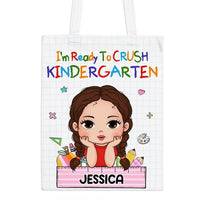Personalized Gift For Granddaughter Ready To Back To School Tote Bag 27023 thumb 1