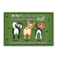 Personalized Gift Dog Wiggle Butt Every Time You Come In The Door Doormat 29929 thumb 1