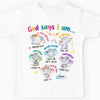 Personalized Gift For Granddaughter God Says You Are Kid T Shirt - Kid Hoodie - Kid Sweatshirt 32220 1