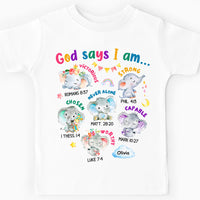 Personalized Gift For Granddaughter God Says You Are Kid T Shirt - Kid Hoodie - Kid Sweatshirt 32220 thumb 1