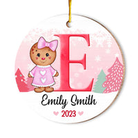 Personalized Son Daughter Christmas Circle Ornament OB71 85O47 thumb 1