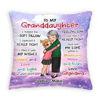 Hug This Pillow Gift: Personalized Present for Granddaughter from Grandma thumb 1