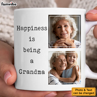 Personalized Gift For Grandma Upload Photo Gallery And Custom Text Mug 28432 thumb 1