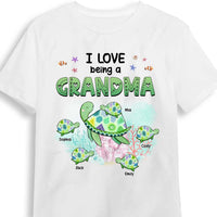 Personalized Gift For Grandma I Love Being A Grandma Sea Turtle Shirt - Hoodie - Sweatshirt 26896 thumb 1