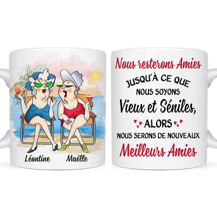 Personalized Gift For Friends French Old And Senile Mug 30385 1