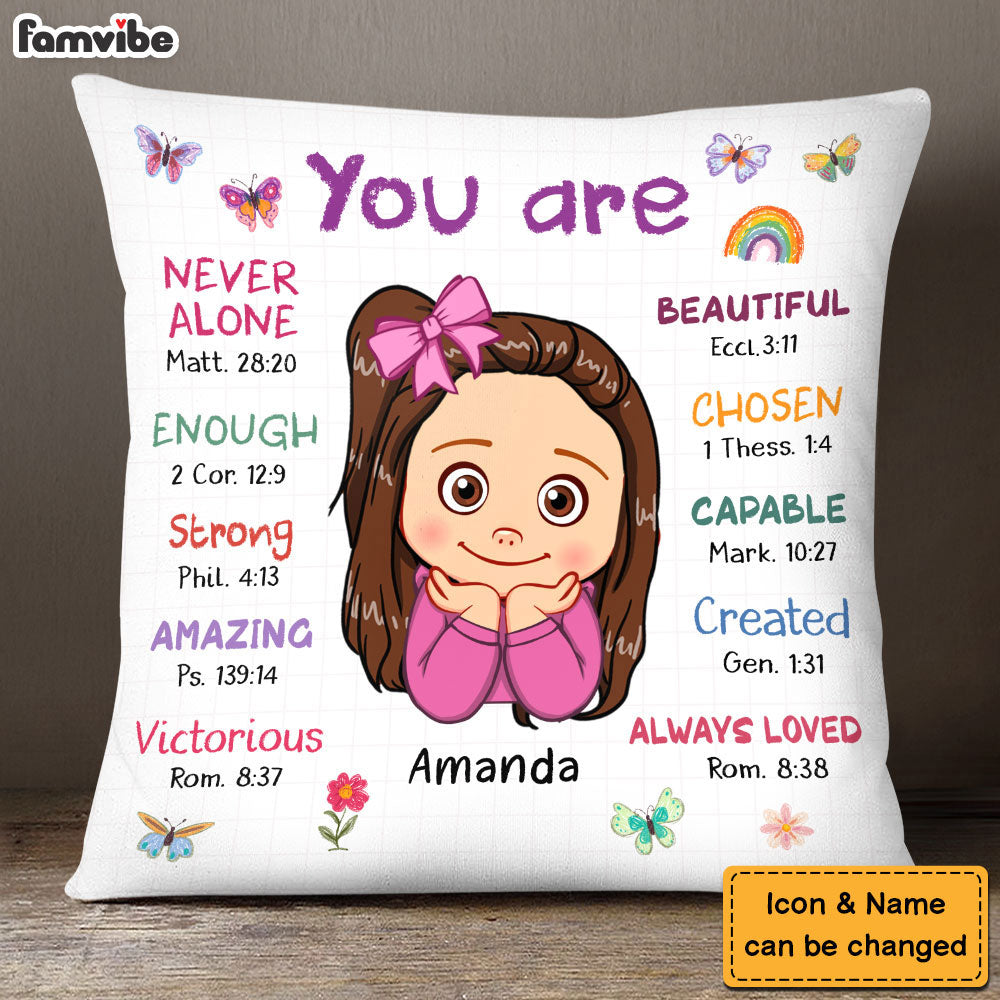 Personalized Gift For Granddaughter You Are Pillow 28963