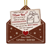 Personalized Gift For Couple 30th Anniversary When I Tell You  I Love You Ornament 29188 thumb 1