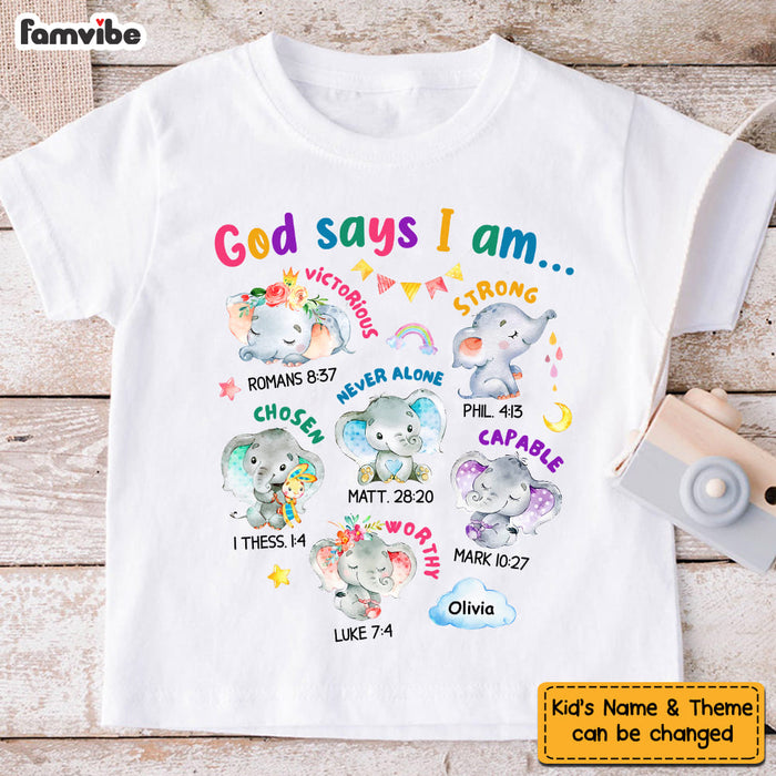 Personalized Gift For Granddaughter God Says You Are Kid T Shirt - Kid Hoodie - Kid Sweatshirt 32220 1